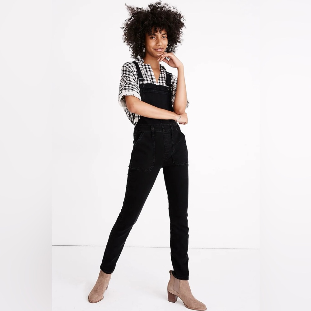 Madewell Skinny Overalls in Lunar Wash